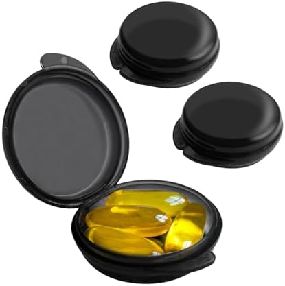 UHOUSE Small Pill Box, Daily Mini Pill Organizer Portable by UHOUSE