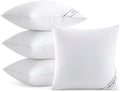 MIULEE 18x18 Pillows Inserts Pack of 4, Down Alternative Virgin Filling by MIULEE