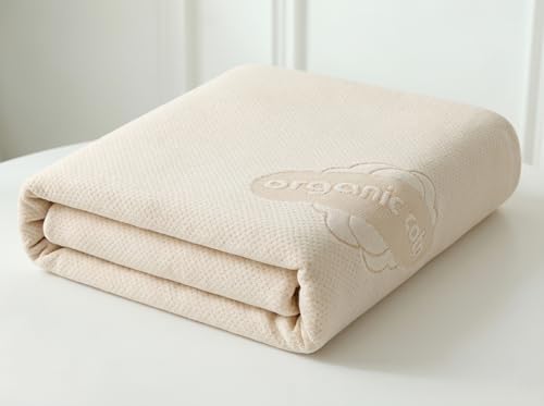 Deluxe Organic Crib Mattress Protector – Waterproof & Breathable Organic Cotton - Image 2