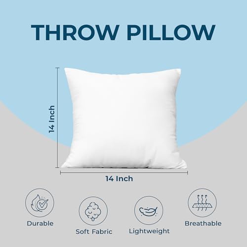 Utopia Bedding Throw Pillows, Decorative 14x14 Pillow Inserts - Image 4