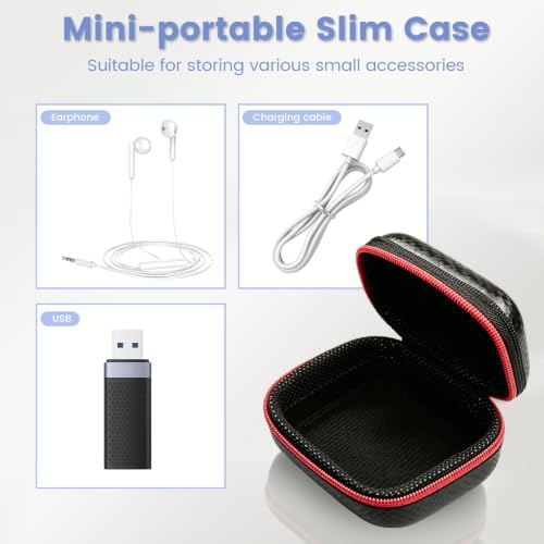 in Ear Monitor Case, Portable Earbud Hard Case, Waterproof Earphone Storage Box - Image 2