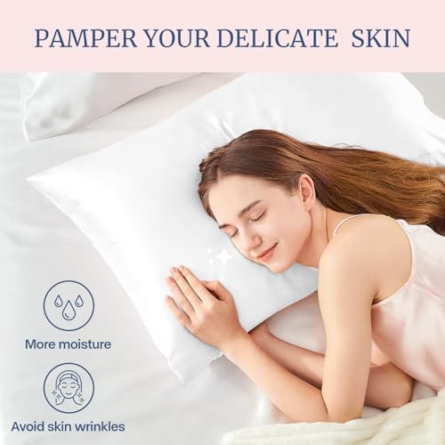 BEDELITE Satin Pillowcases, Small King 20x36 Inch - Image 4