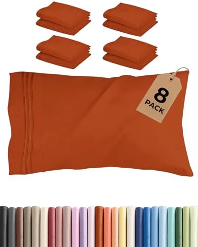 Standard Pillow Cases Set of 8 by CGKUnlimited