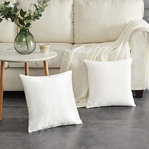 GIGIZAZA Throw Pillow Covers 26x26, Velvet Sofa Boho Cushion Pillows - Image 5