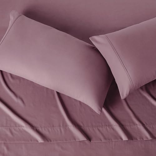Amazon Basics Lightweight Polyester Microfiber 4-Piece Bed Sheet Set, Machine - Image 3