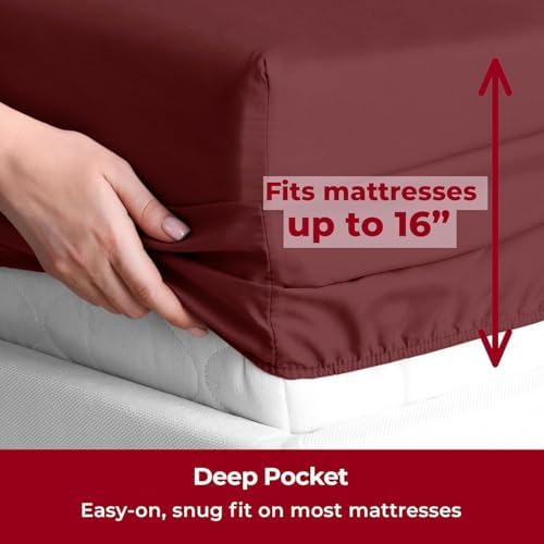 Mellanni Iconic 5-Piece, Ultra Soft Sheet Set - Image 5