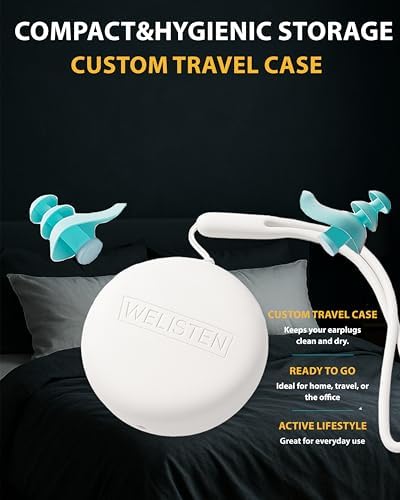 Ear Plugs for Sleeping Noise Cancelling, Soft Reusable Silicone Hearing - Image 4