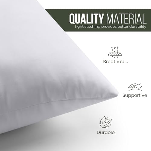Utopia Bedding Throw Pillows, 28x28 Pillow Inserts - Image 6