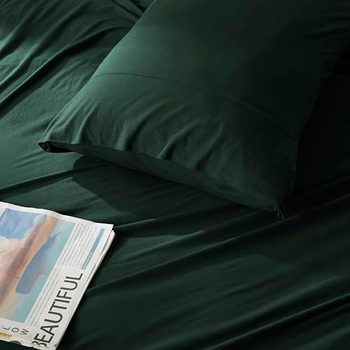 H HOUSEHOLD 100% Jersey Knit Cotton King Size Pillowcases Set of 2, Super Soft - Image 4