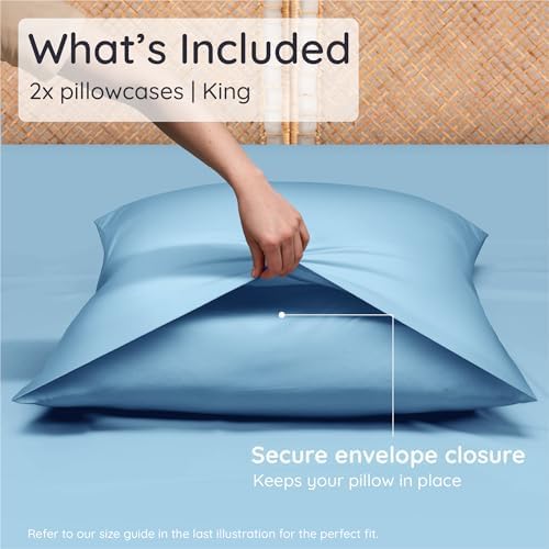 Bambaw 100% Viscose Derived from Bamboo Pillowcases King Size – Set of 2 - Image 2