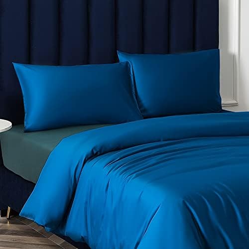 NTBAY King Satin Pillowcases, Royal Blue - Image 6