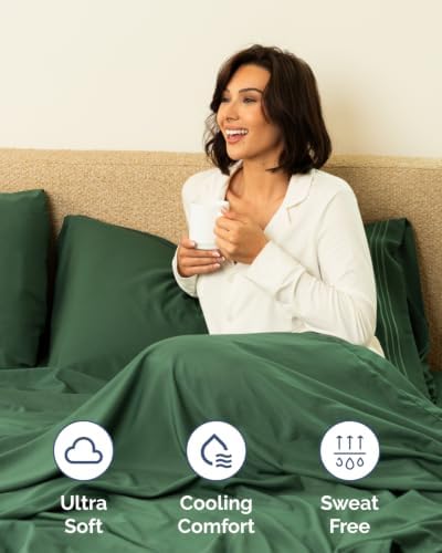 CGK Linens 2 Pack Extra Deep Cal King Fitted Sheets - Image 3