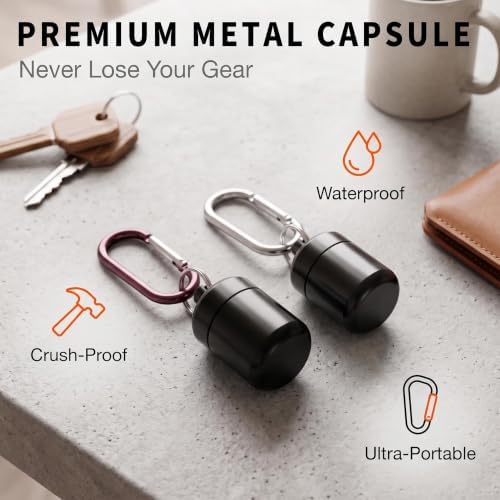 4 Pack Waterproof Aluminum Earplug Case - Image 2