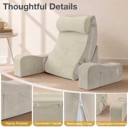 Sasttie 15-25 inch Adjustable Reading Pillow - Image 4