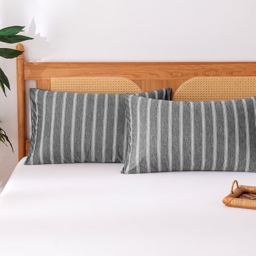 Amazon Basics Stripe Cooling Pillow Cases - Image 2