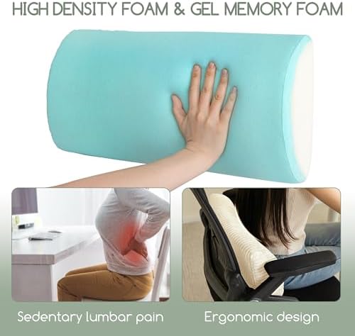 HIGOGOGO Lumbar Support Pillow for Recliner Chair/Accent Chair/Couch, Memory - Image 3