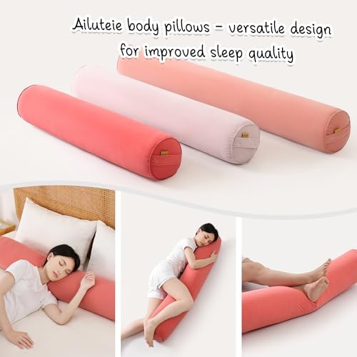 Body Pillow for Adults, Coral Peach - Image 6
