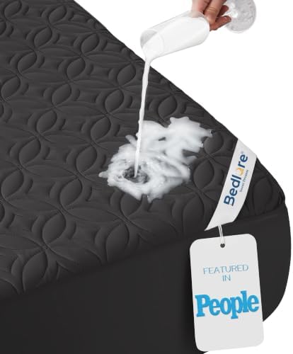 BEDLORE Waterproof Mattress Protector, Full XL Size Mattress Pad by Bedlore