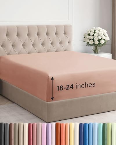 CGK Linens Extra Deep Cal King Fitted Sheet by CGKUnlimited