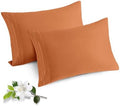 Horbaunal Microfiber Pillowcases Standard Size, Caramel Pumpkin, 2 Pack by Horbaunal