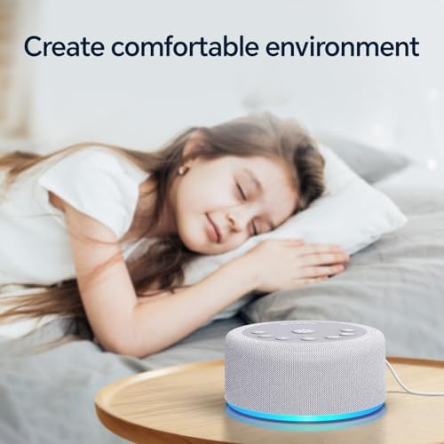 Sound Machine Night Light White Noise Brown Noise Machine 30 Non Looping Sounds - Image 6