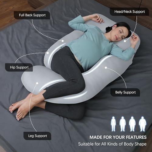 MOON PARK Pregnancy Pillows for Sleeping - Image 2