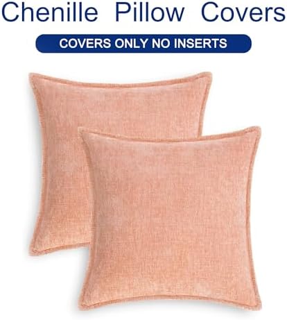 CaliTime Decorative Couch Throw Pillow Covers 26 X 26 Inches Dusty Pink - Image 6