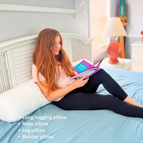 8x48 Round Body Pillow, Adjustable Bolster - Image 5