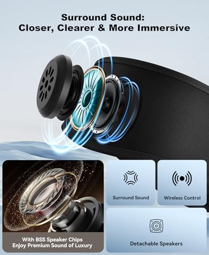 MUSICOZY Sleep Headphones Bluetooth Headband Headphones - Image 3