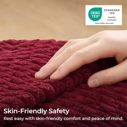 Kevin Textile Soft Corduroy 14"x20" Lumbar Pillow Cover 1 Pack - Image 2