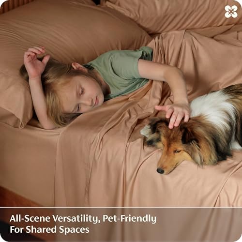 Bedsure PureWoven 100% Rayon Derived from Bamboo, Full Size Sheets - Image 6