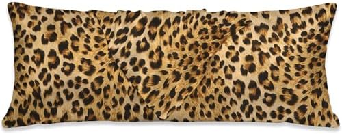 Leopard Print Body Pillow Cover, Leopard Body Pillow Cover, Cheetah Print Body by SEILONHD