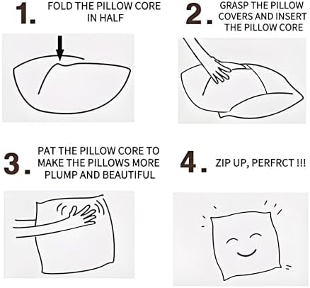 TAOSON 100% Cotton 300 Thread Count 2pc / Pair Pillow Cover Pillowcase Pillow - Image 4