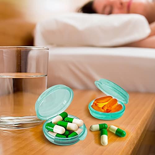 UHOUSE Small Pill Box, Daily Mini Pill Organizer Portable - Image 7