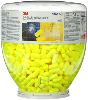 3M Ear Plugs, E-A-Rsoft Yellow Neons 391-1005, Slightly Longer by 3MAutomotive