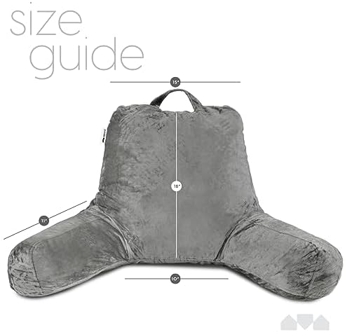 Milliard Reading Pillow with Arms, Shredded Memory Foam Back Pillow - Image 6