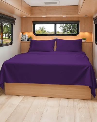 Short Queen Size 4 Piece Bed Sheet Set by CGKUnlimited