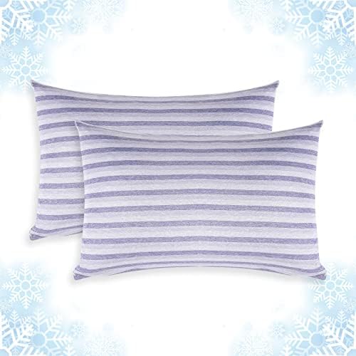 Cooling Pillow Case Covers Only, Standard Size Set of 2 by AilemeiDirect