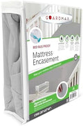 Guardmax Crib Mattress Protector Zippered, Bed Bug Mattress Cover by Guardmax