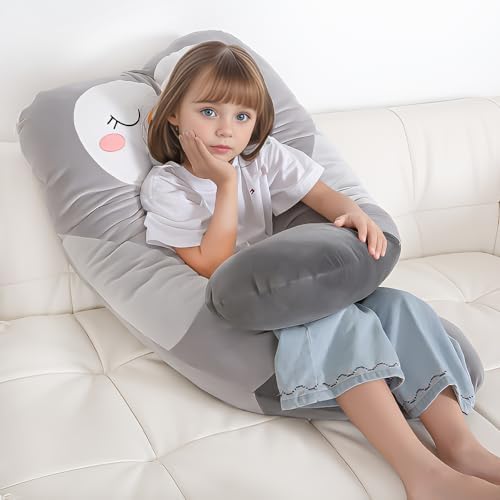 47x23 inch U Shaped Long Plush Body Pillows - Image 4