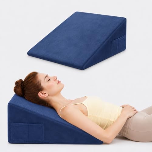 OAISZ Wedge Pillow for Sleep Apnea, 12-Inch Memory Foam Top by OAISZ