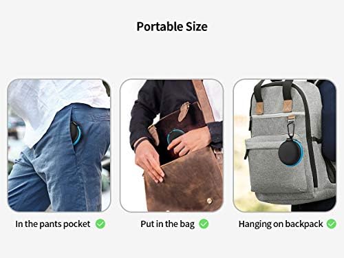 SUNGUY [5-Pack Earphone Carry Case, Small Round Pocket Earbud Travel Carrying - Image 5