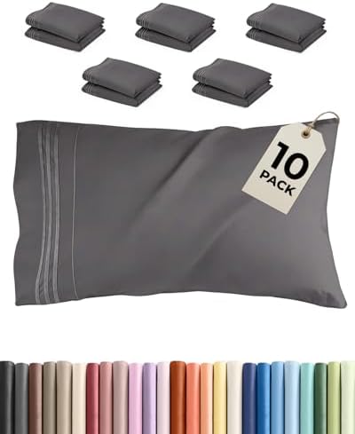 King Standard Pillow Cases Set of 10 by CGKUnlimited