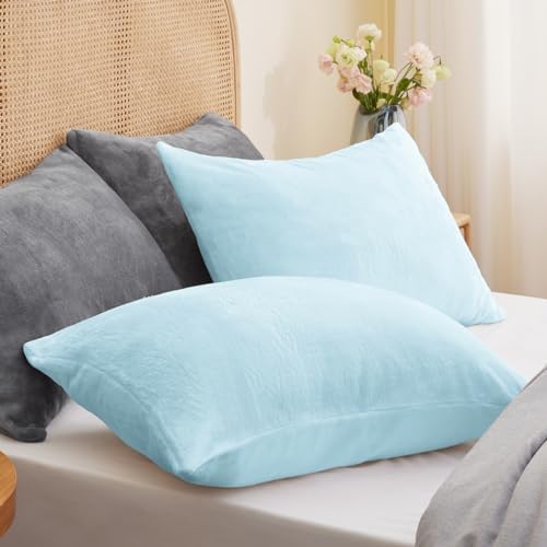 BEDELITE Flannel Pillowcases Standard Set of 2, 20x26 Inches - Image 2