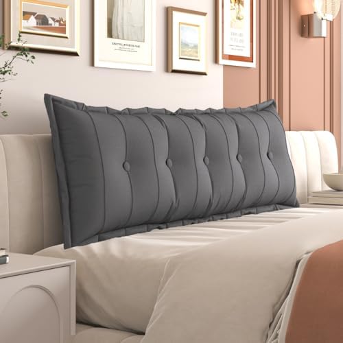 Daneey Queen Headboard Pillow, Large Soft Backrest Pillow by Daneey