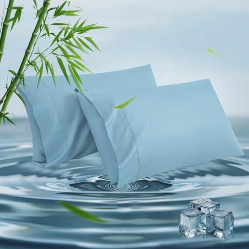 King Pillowcases, Cooling Viscose from Bamboo Pillow Covers by ParkdenyMattressProtector