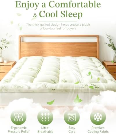 Bamboo Mattress Topper - Image 2