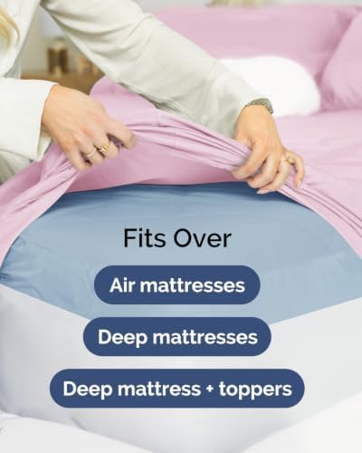 CGK Linens 2 Pack Extra Deep Twin XL Fitted Sheets - Image 7