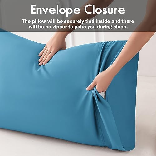 Pillowcases Queen Size 2 Pack, Viscose Cooling Pillow Cases - Image 4