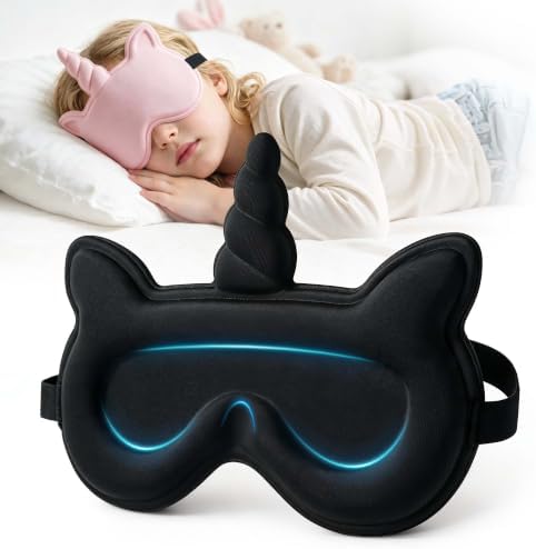 Kids Sleep Mask, Contoured 3D Sleeping Eye Mask by spacepower